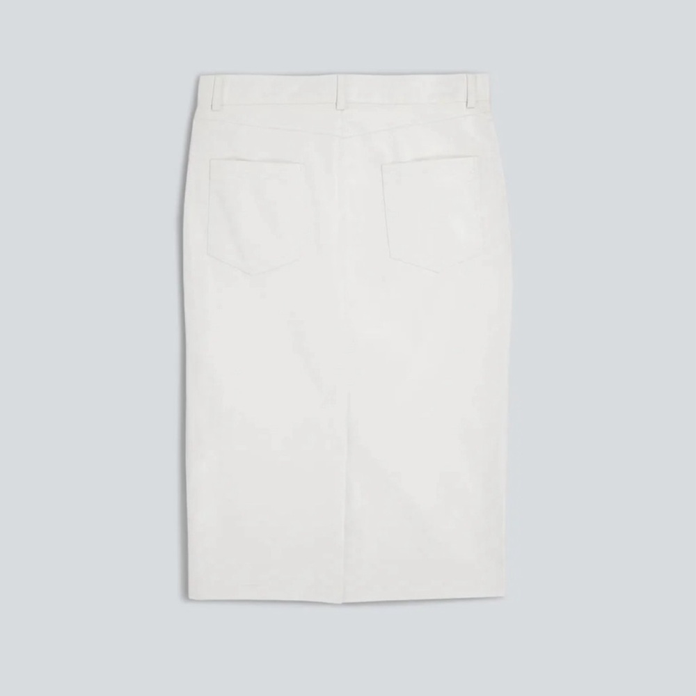 KASSL Editions 5-Pocket Skirt - Oil White - Picture 5 of 5